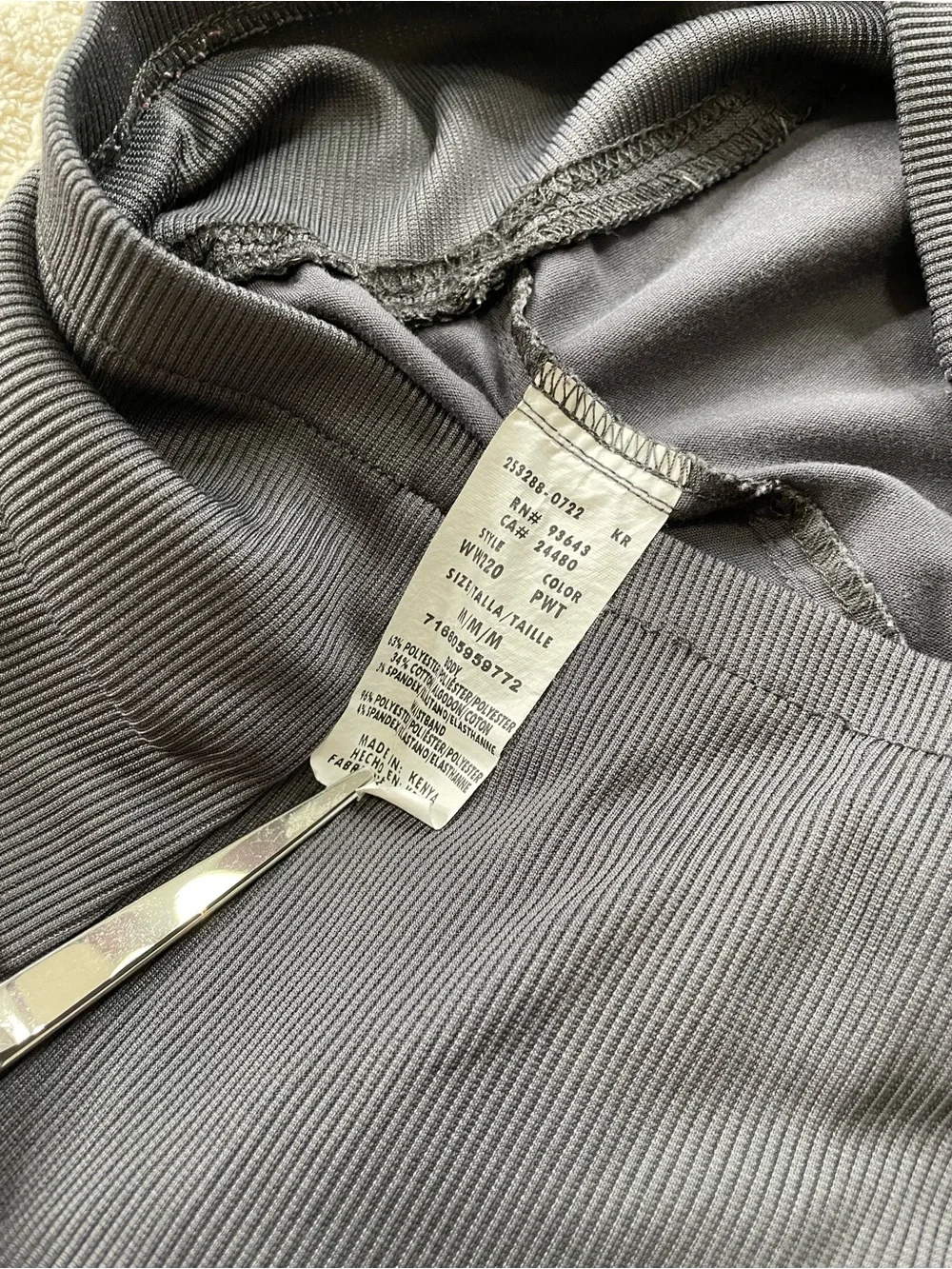 Cherokee Maternity/Comfort Stretch Panel Gray Scrub Pants ~ Sz Medium Medical - Picture 2 of 10
